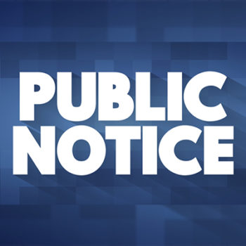 NOTICE OF A PUBLIC MEETING