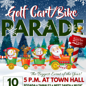 7th Annual Holiday Golf Cart/Bike Parade December 10, 2022